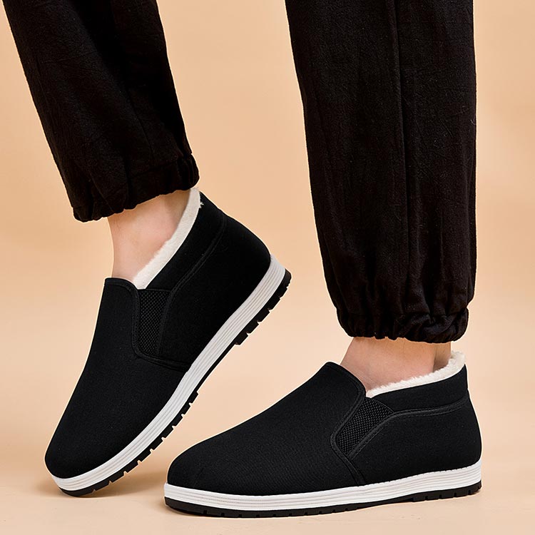 Kyle – Heren Katoenen Winterschoenen met Antislip Grip