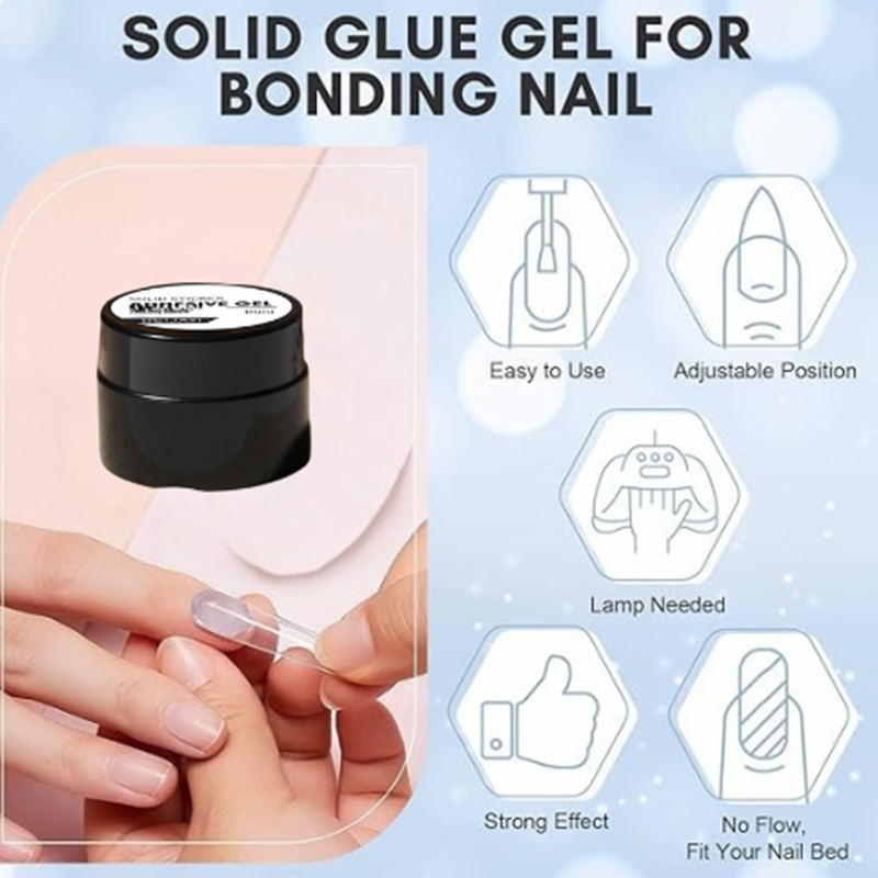 LumaBond Set 4 stuks — Snel uithardende nagelgel  | 50% KORTING