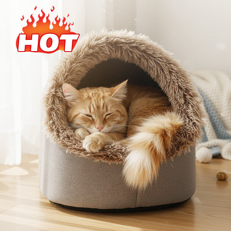 CozyCave – Kattenknuffelgrot | 50% KORTING