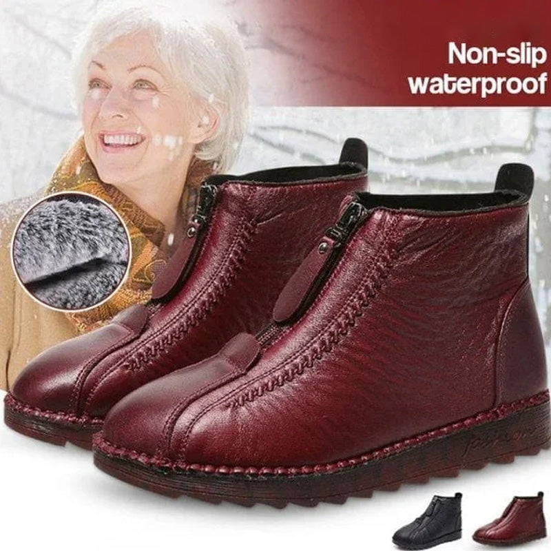 Nora – Winterlaarzen met Warme Isolatie en Ritssluiting