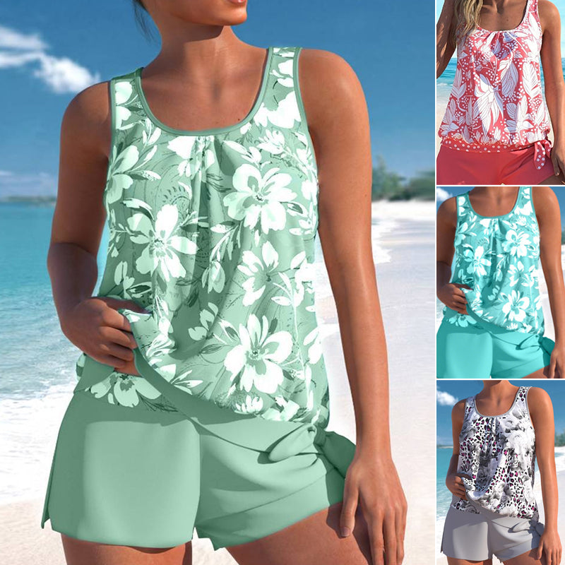 Sophia — Geprinte Tankini voor Comfort en Stijl de Hele Dag Door