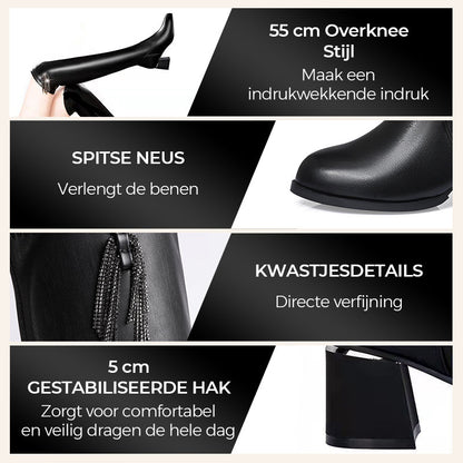 Lisa – Warme Elastische Comfortlaarzen | 50% KORTING