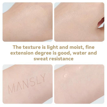 Camouflagepad met drie kleuren poeder