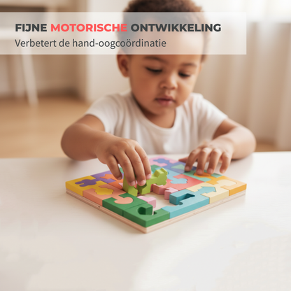 BrainBoost – Houten Vormpuzzel | 50% KORTING