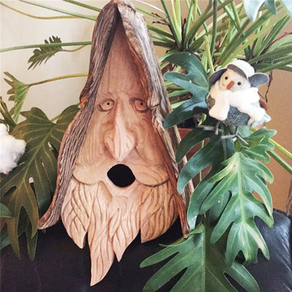 Handgemaakt Happy spirit vogelhuisje