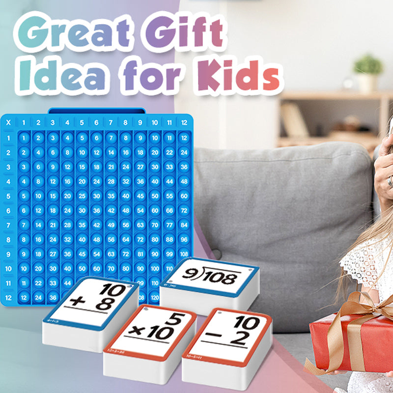 MathMaster - Wiskunde Flash Cards en Pop Fidget Chart | 50% KORTING