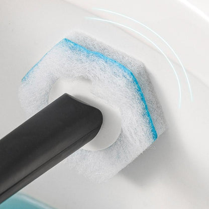 Vervangbare wegwerppad toiletwand