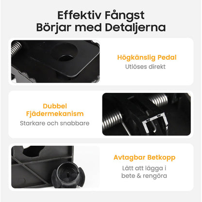 SnapPro 3-pack – Zeer gevoelige en krachtige muizenval | 50% KORTING