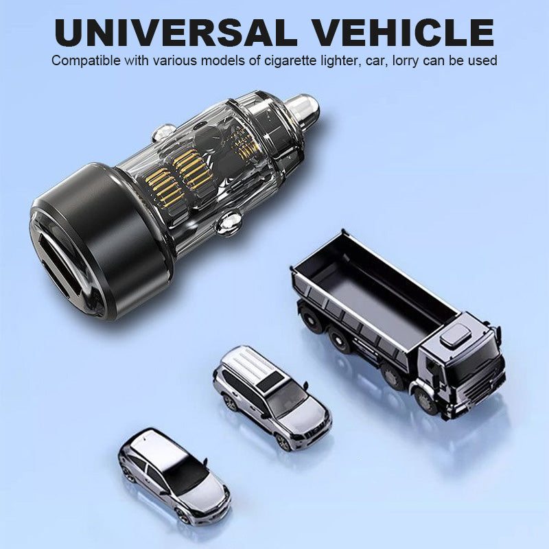 Dubbele snellaadaansluitingen van 30 W voor de auto