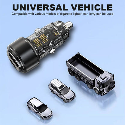 Dubbele snellaadaansluitingen van 30 W voor de auto