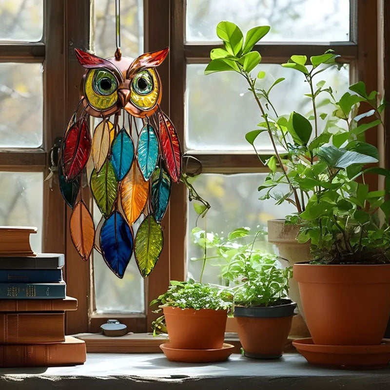 ColorOwl – Raamdecoratie met kleurrijk lichtspel | 1+1 GRATIS