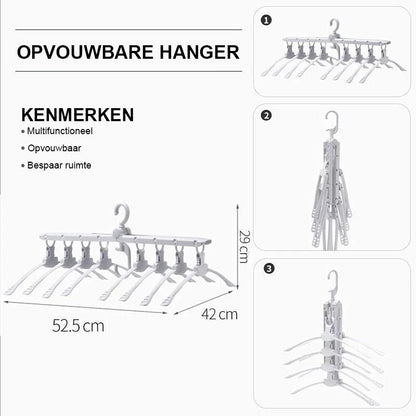 Multifunctionele Opvouwbare Hanger voor Ruimtebesparing