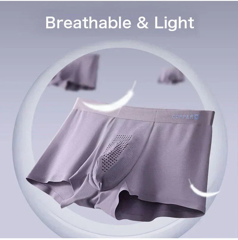 Magnetische massagetherapie-onderbroeken voor heren