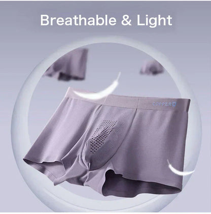 Magnetische massagetherapie-onderbroeken voor heren