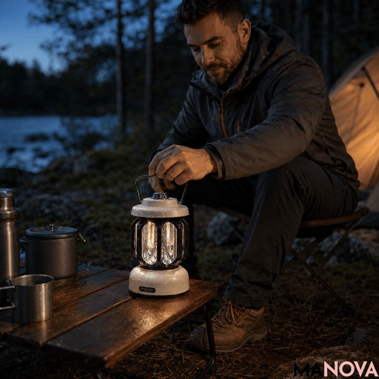 LuminaPulse — Draagbare Outdoor Lantaarn | 50% KORTING