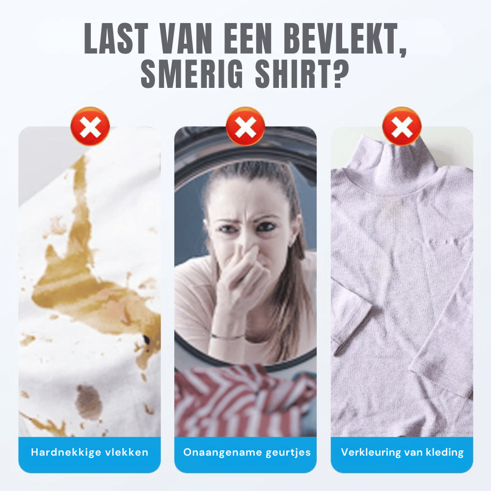 CleanEase – Voor schone, frisse en beschermde kleding, elke dag! | 50% KORTING