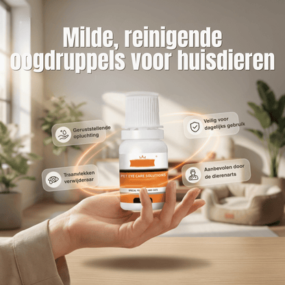 PetEye Drops — Verhelderen & Verzachten | 1+2 GRATIS