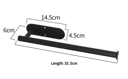 Makkelijk te bevestigen rolpapier houder
