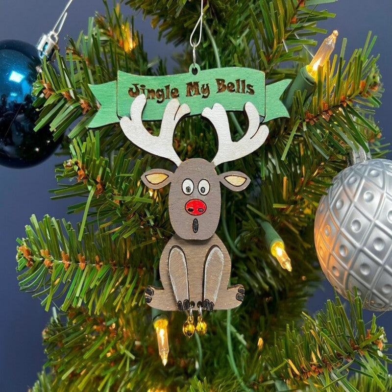 Kerstman bel hanger