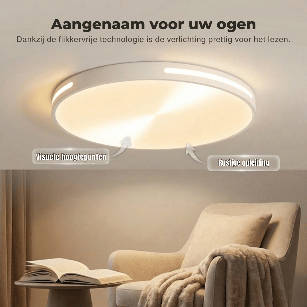 MoodMaster — Dimbare LED-Plafondlamp | 50% KORTING