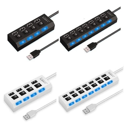 USB-hub met meerdere poorten en hoge snelheid