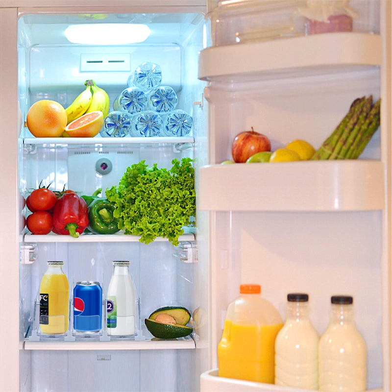 Koelkastorganizer met automatisch schuifsysteem