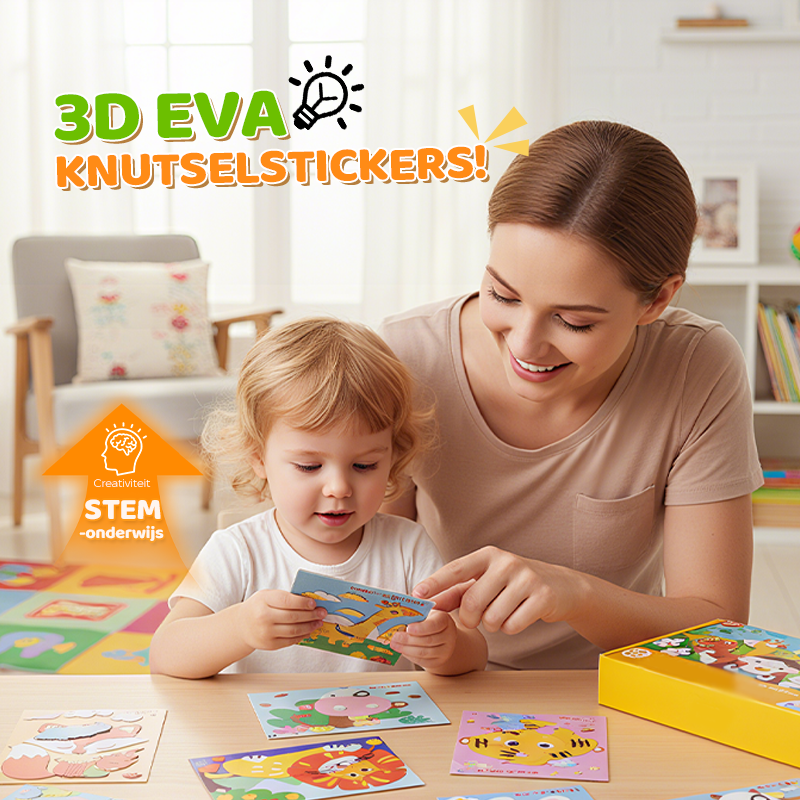 CraftyKids – DIY 3D EVA knutselstickers