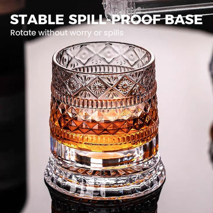 SpinMaster – Roterend Whiskeyglas 255ml | 1+1 GRATIS