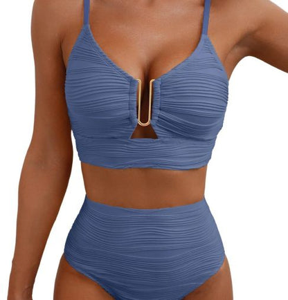 Amelia — Push-Up Hoge Taille Bikini voor Dames