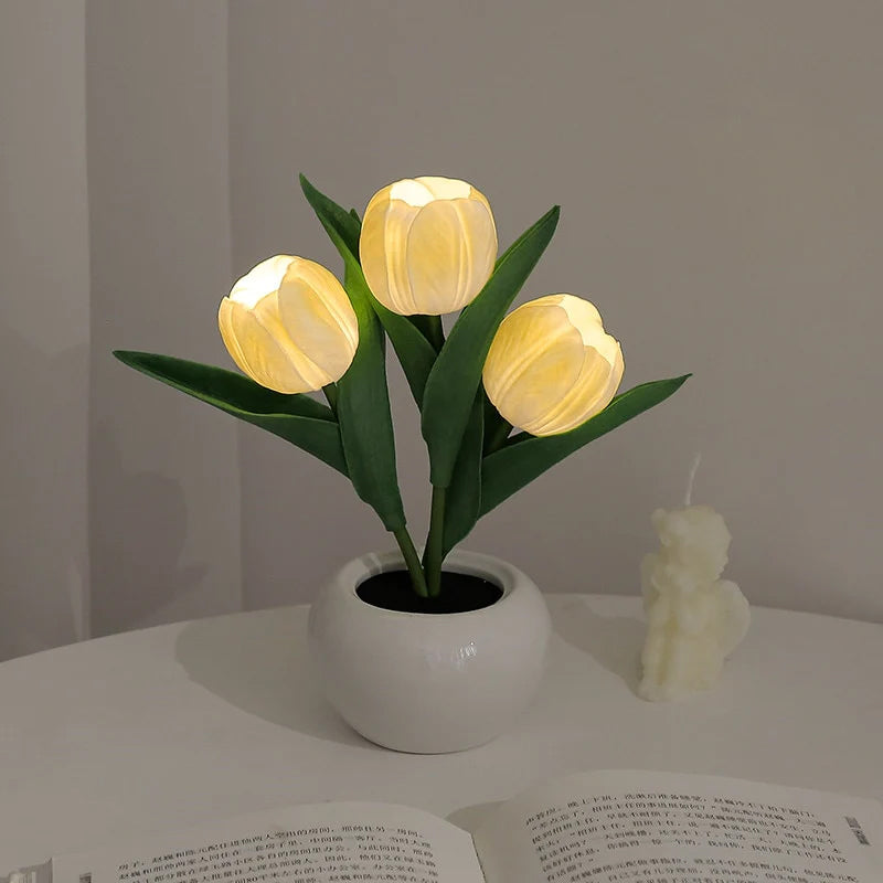 BloomGlow – Lichtgevende Tulpenlamp | 50% KORTING