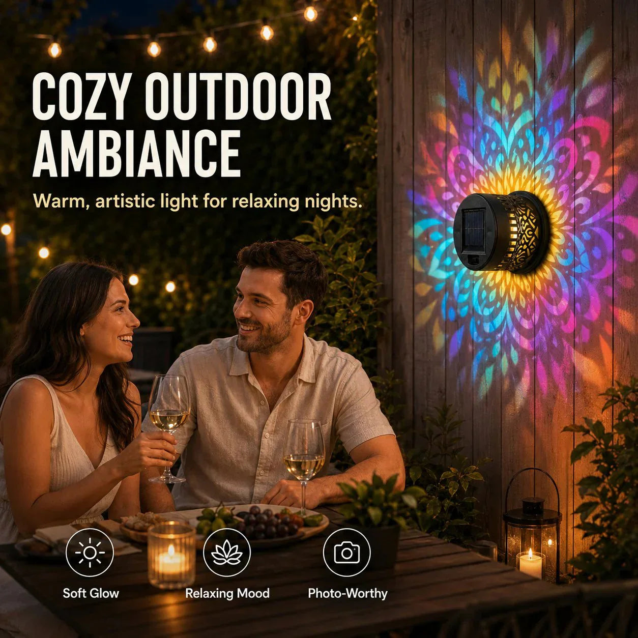 LumaHalo Mandala Licht — Ontsteek Kalmte, Kleur, Verwondering