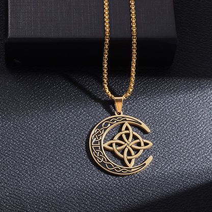 LunaForge – Symbolische Maan Ketting | 1+1 GRATIS