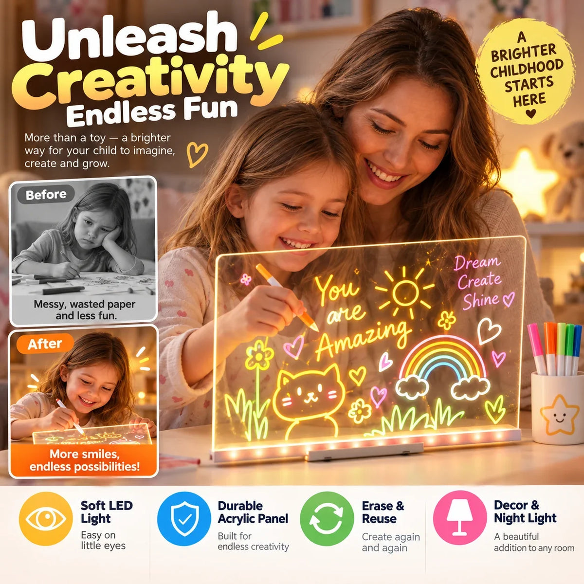 GlowCraft Canvas — Ontsteek grenzeloze creativiteit