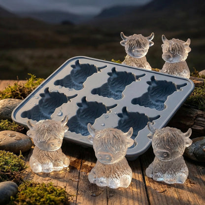 HighlandChill — Koe IJsblokjesvorm | 1+1 GRATIS
