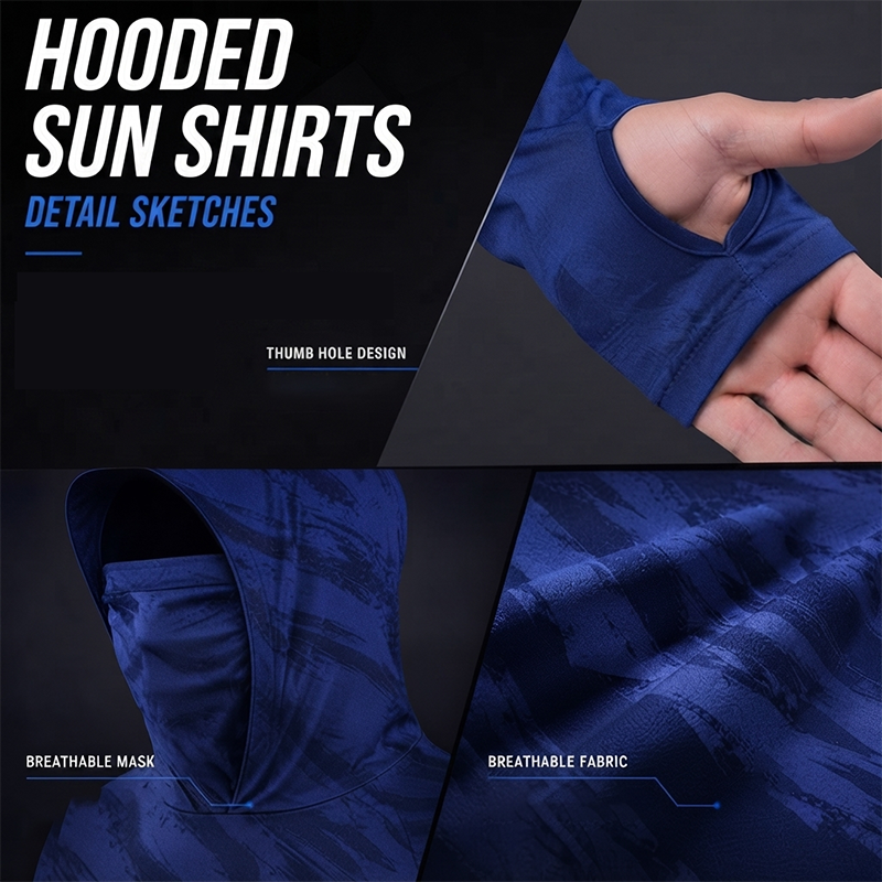 Lucas – Lichtgewicht, ademend zonbeschermingsshirt met volledige UV-bescherming