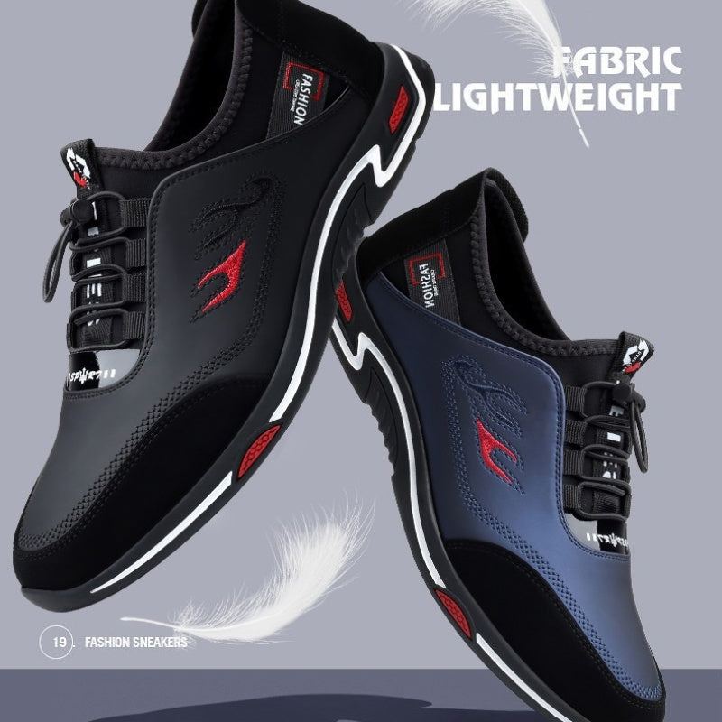 Heidi — Lichtgewicht Ademend Heren PU Leren Schoenen