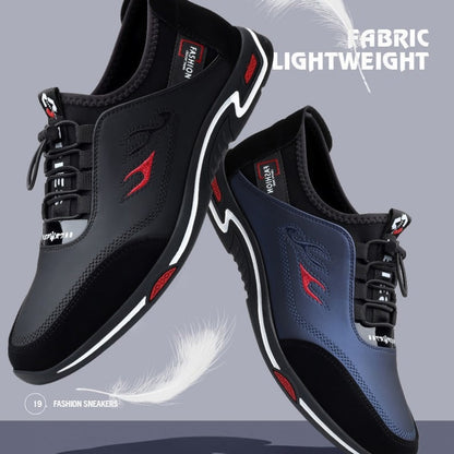 Heidi — Lichtgewicht Ademend Heren PU Leren Schoenen
