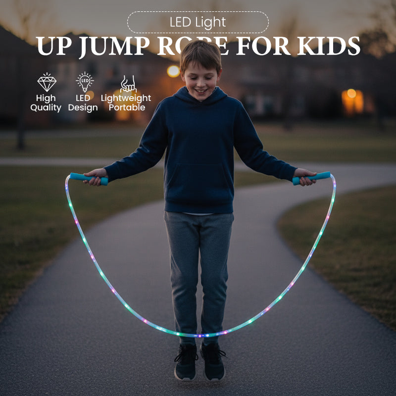 LumaLeap LED Springtouw – Ontsteek Vreugdevolle, Zelfverzekerde Fitness