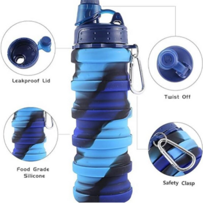 Opvouwbare waterfles – Pure hydratatie, waar dan ook
