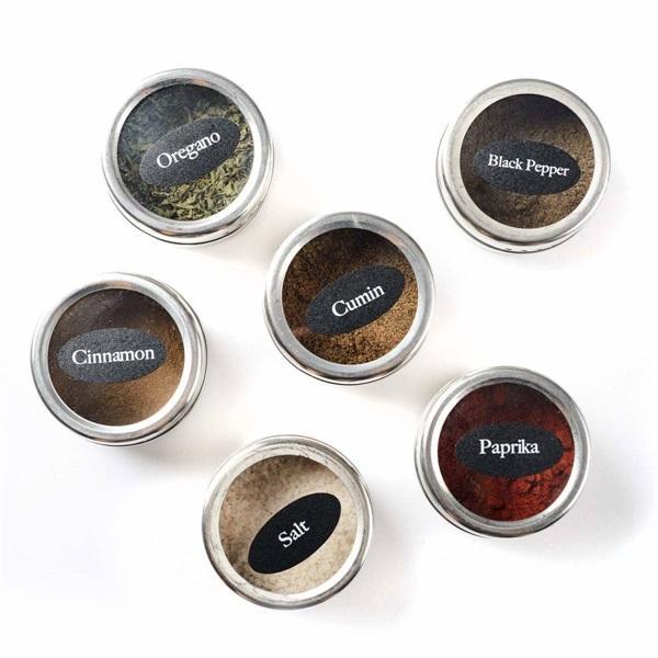 SpiceMag Pro - Set van 4 stuks — Magnetische Kruiden Organizer | 50% KORTING