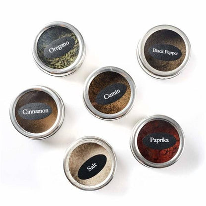 SpiceMag Pro - Set van 4 stuks — Magnetische Kruiden Organizer | 50% KORTING