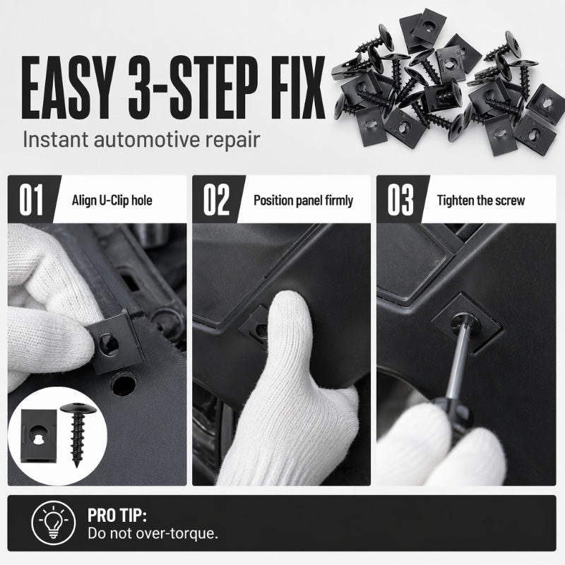 IronGrip U-Clips – Beveilig panelen, voel je beschermd