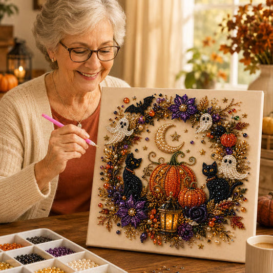 Halloween Kralenkunst — Creatieve Decoratieset | 1+1 GRATIS