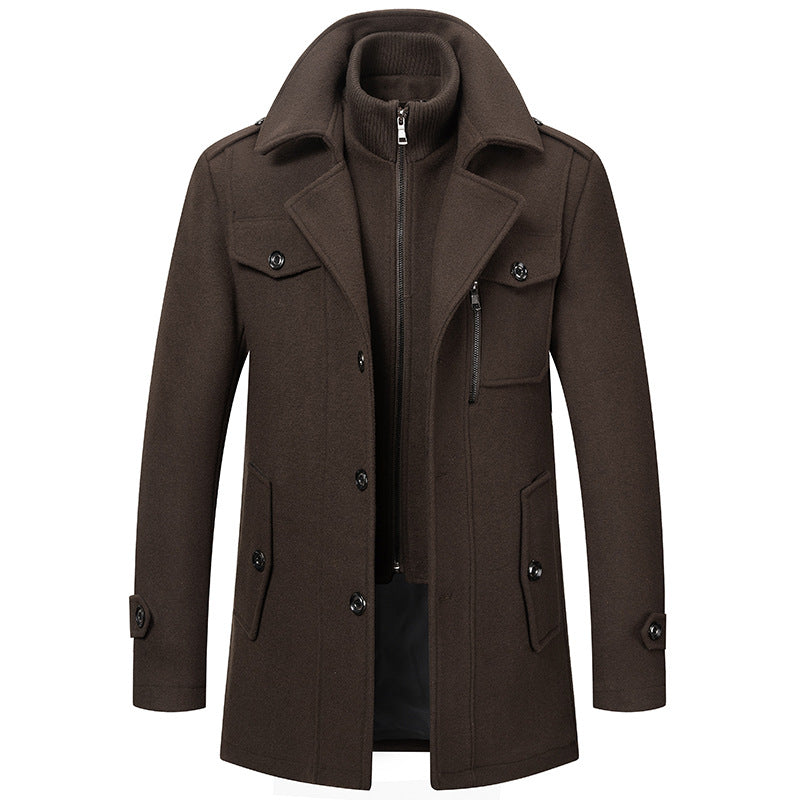 Home — Wol Tweed Jas voor Winterwarmte