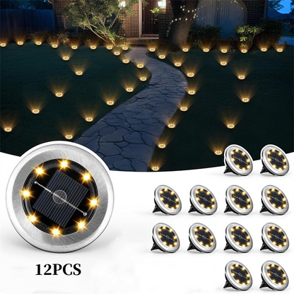 SolarGlow 4 stuks-Set — Tuinpadverlichting | 50% KORTING