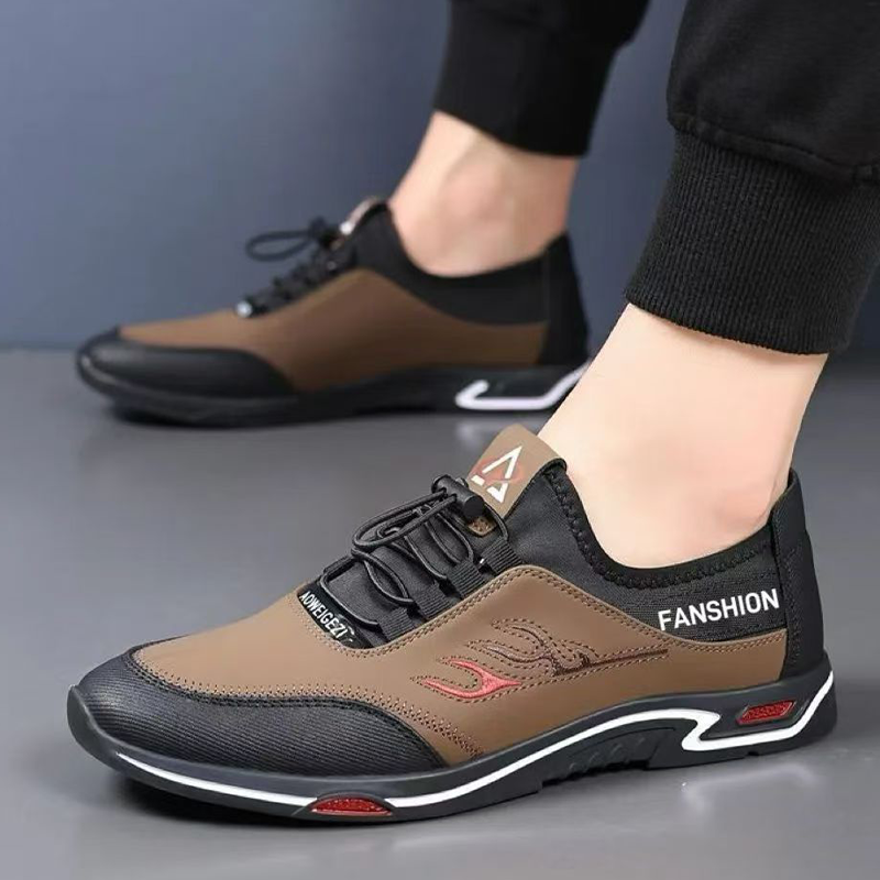 Heidi — Lichtgewicht Ademend Heren PU Leren Schoenen
