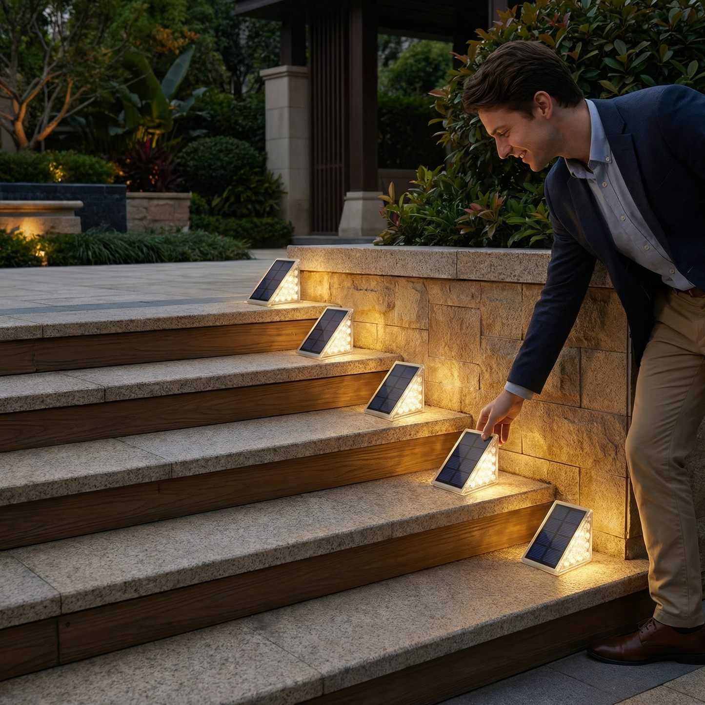 GlowPath Zonneverlichting — Veilige, Stijlvolle Stappen