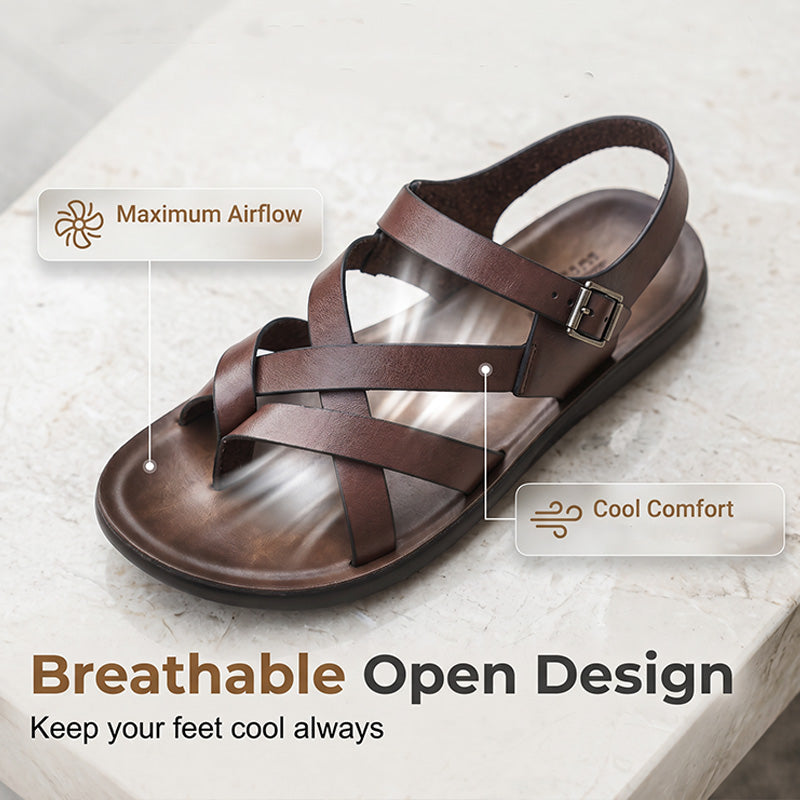 Elliot – Heren Sandalen met Verstelbare Band en Comfortabele Inlegzool
