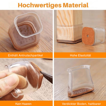 GlideGuard – stille vloerbescherming voor stoelen