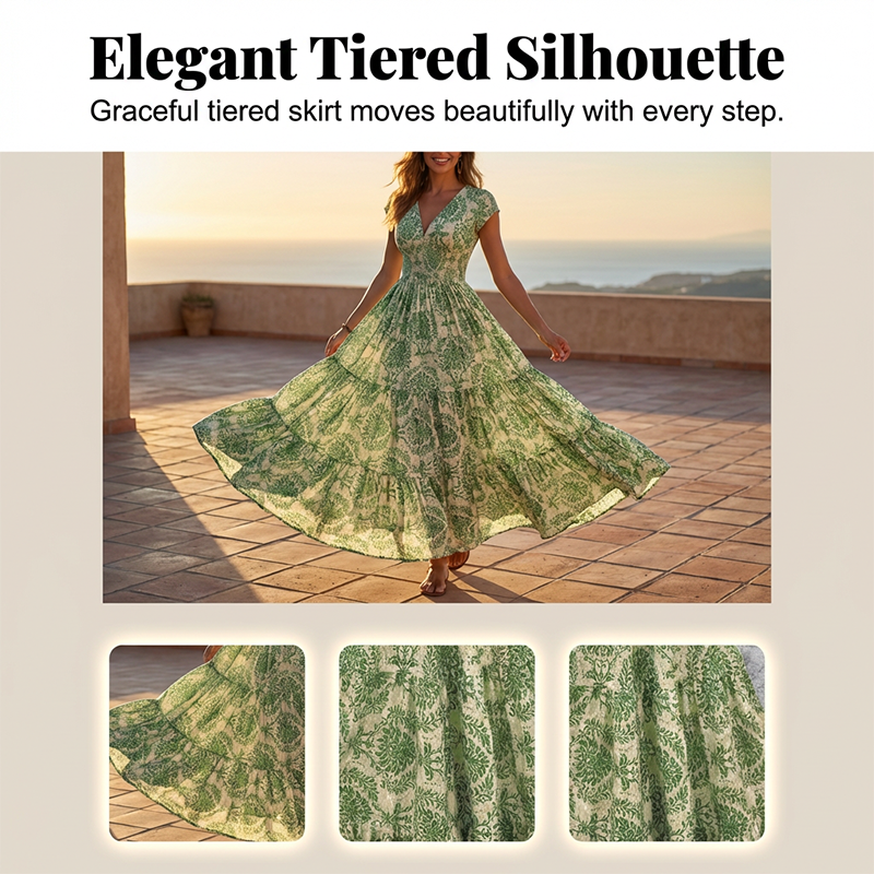 Clara — Florale Elegantie Jurk | 50% KORTING